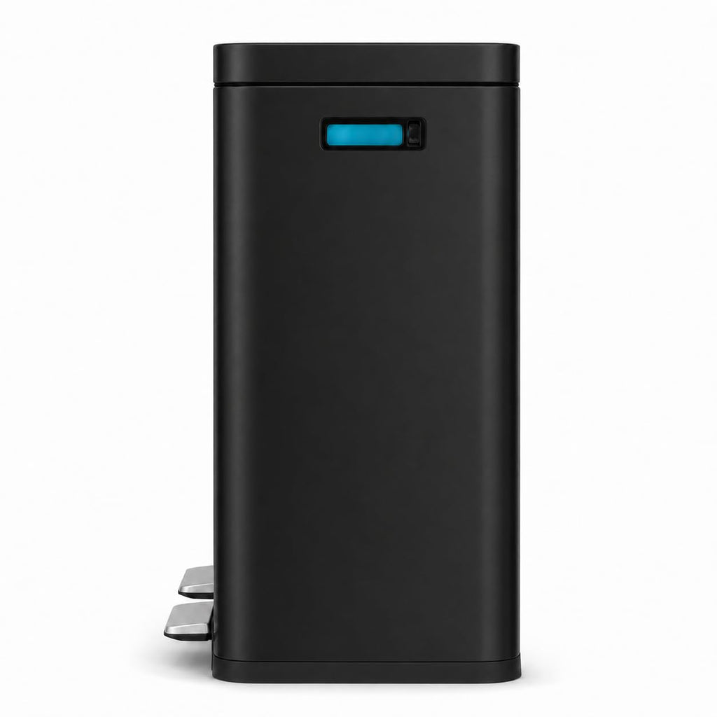 16 Gallon Kitchen Trash Can with Dual Compartments