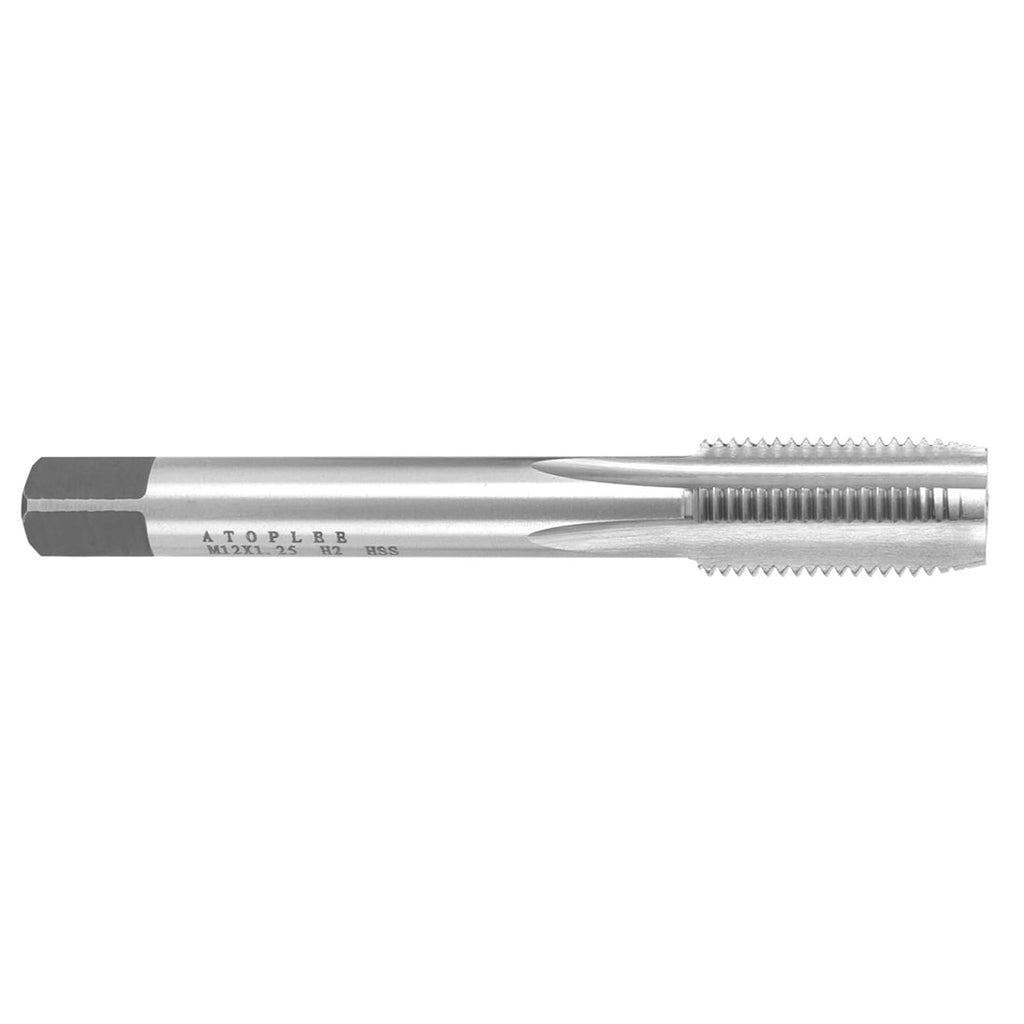 ATOPLEE M12x1.25mm Metric Tap, M2 HSS 6542 Right-Hand Thread Tap