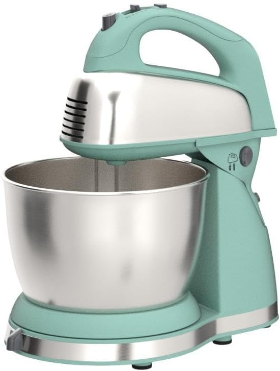 Classic Electric 4 Qt Stand Mixer & Hand Mixer With 6 Speeds