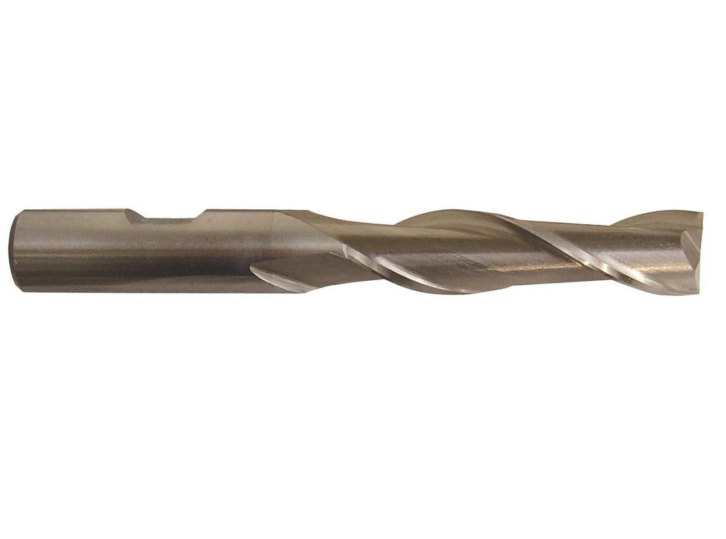 Drill America 7/32" High Speed Steel 2 Flute Single End End Mill, DWC Series