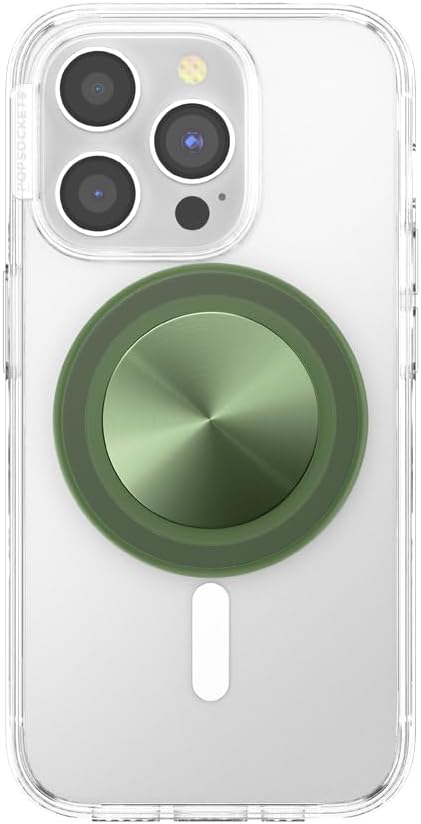 Phone Grip for MagSafe, Magnetic Holder, Phone Stand, Green - Alum Radial Olive