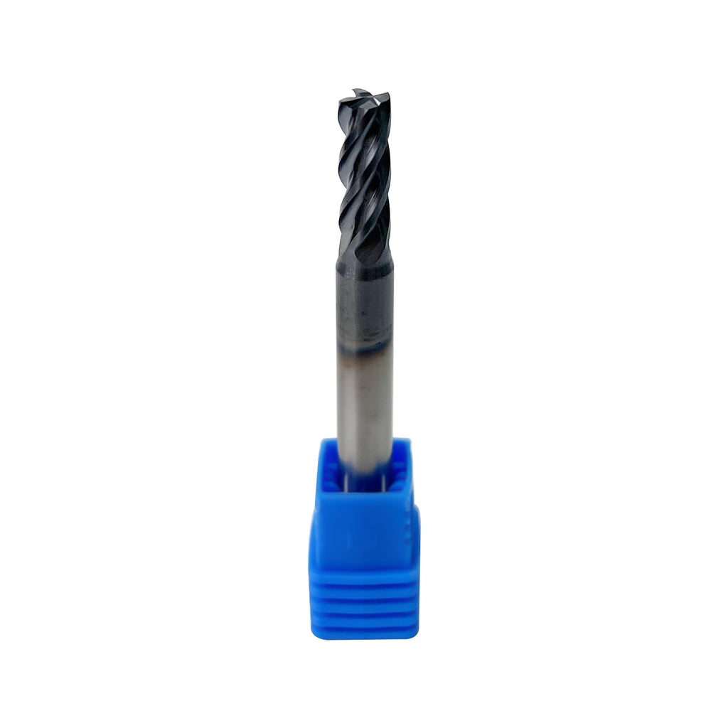 Zorqon 7/32" Carbide Square End Mills, 4 Flute End Mill Bits