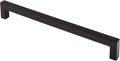 1 Pack 18 Inch Appliance Pull Matte Black Kitchen Square Cabinet Handles Solid Heavy Drawer Pulls Kitchen Cabinet