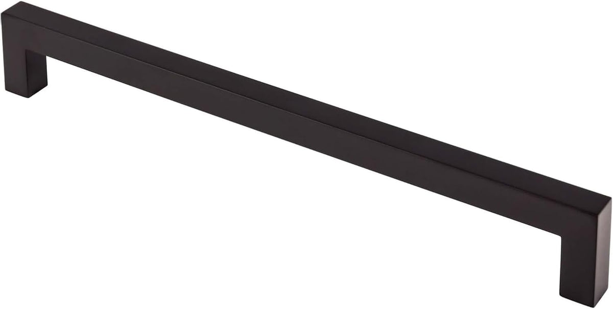 1 Pack 18 Inch Appliance Pull Matte Black Kitchen Square Cabinet Handles Solid Heavy Drawer Pulls Kitchen Cabinet