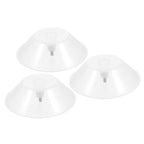 Range Hood Oil Collecting Cups Replacement White 3 Pack Plastic