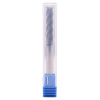 1/4" 4 Flute Solid Carbide Long Square End Mill, 3" OAL, AlTiN Coated