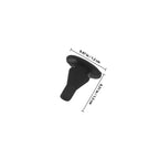 8pcs Silicone Replacement Feet for Rice Cooker, 4.5mm Black