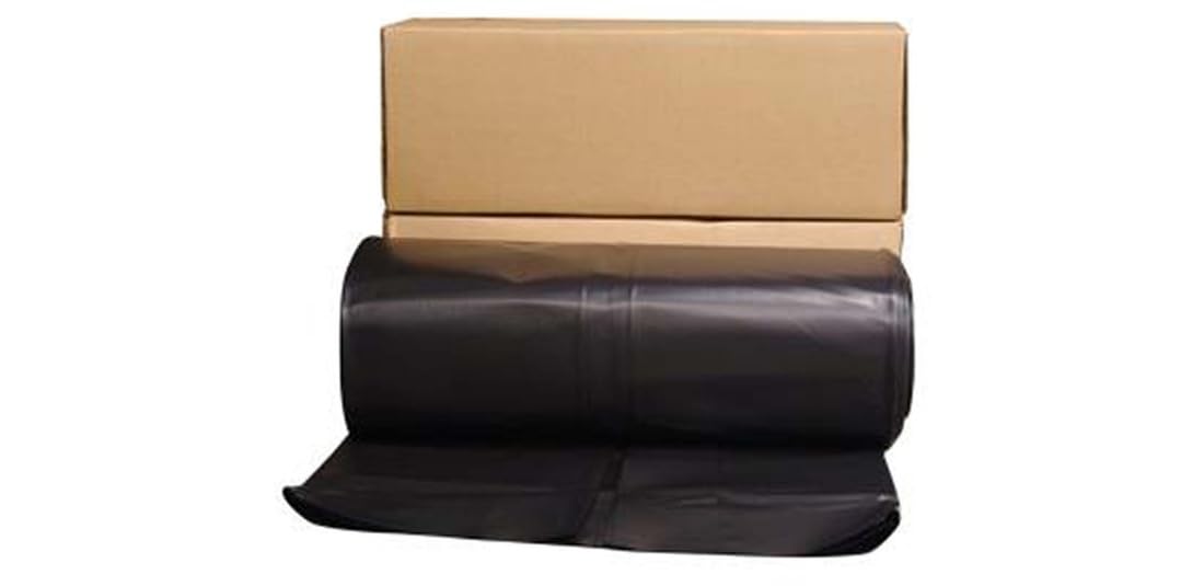 626054 6 MIL 16 X 100 FT. Film POLYETHYLENE SHEETING - Black