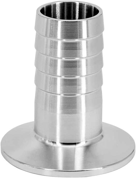 Beduan 1.5 Tri Clamp to 1 Barb Fitting Stainless Sanitary Home Brew