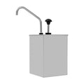 4.2Qt Cheese Dispenser with Pump, Stainless Steel Condiment Pump for Sauces