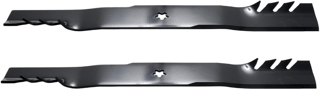 Oregon Lawn Mower Blades, 2 Pack, Gator G3 Mulching Blades, Lawn Mower Parts, 22-7/8" Length, 46" Deck, Fits Most Standard Mowers Such as Ariens, AYP, Dixon, Husqvarna, Poulan, Stens and More (96-370)