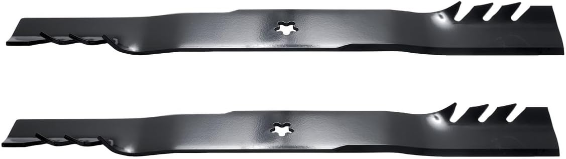 Oregon Lawn Mower Blades, 2 Pack, Gator G3 Mulching Blades, Lawn Mower Parts, 22-7/8" Length, 46" Deck, Fits Most Standard Mowers Such as Ariens, AYP, Dixon, Husqvarna, Poulan, Stens and More (96-370)