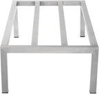 Commercial NSF Aluminum Dunnage Rack - 2,500 lb. Weight Capacity - 48"x20"x12" (28W-138)