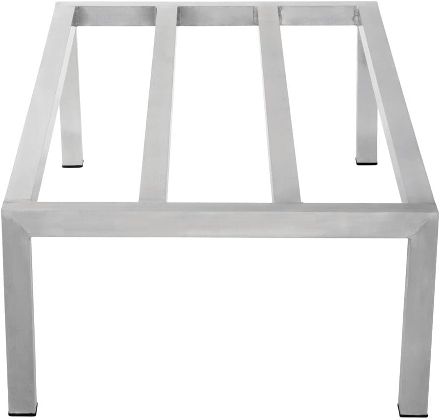 Commercial NSF Aluminum Dunnage Rack - 2,500 lb. Weight Capacity - 48"x20"x12" (28W-138)