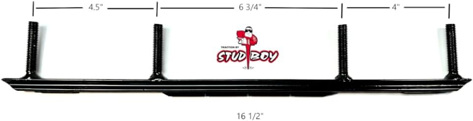 9" Stud Boy Shaper Bar Ski Carbides - Polaris (Pair) POL-S2370-90