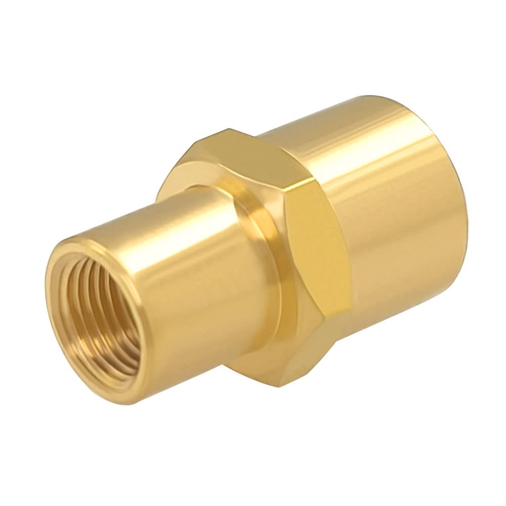Hooshing 5PCS Reducing Pipe Fitting 1/4" x 1/8" NPT Female Reducer Coupler