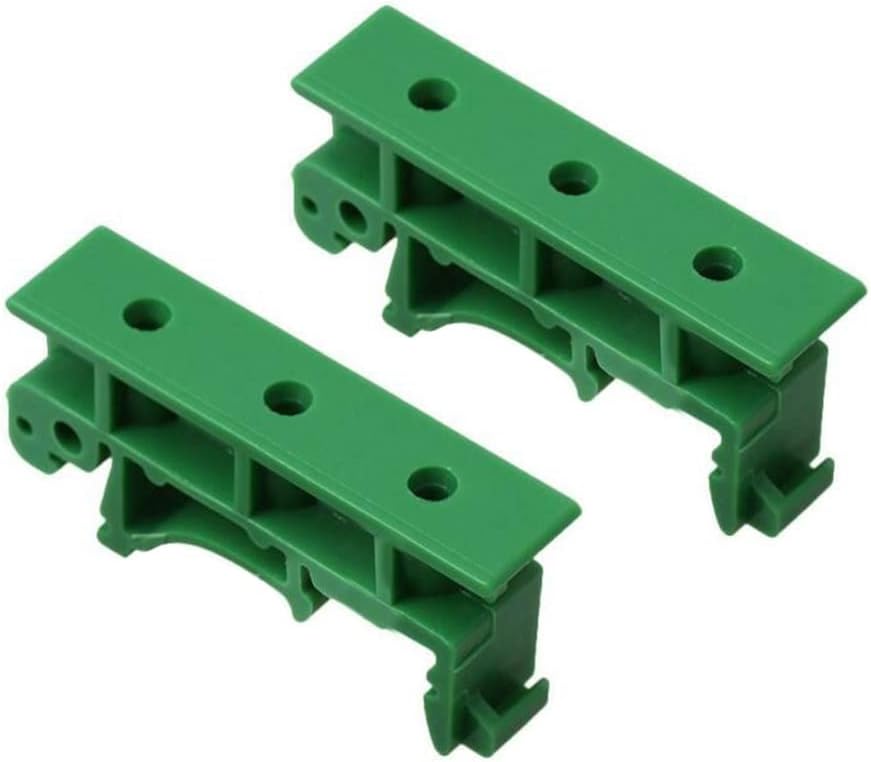 10 Sets C45 PCB DIN Rail 35mm 15mm Circuit Board Mounting Adapter