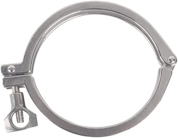 4" Sanitary Tri Clamp 304 Stainless Steel Clover Heavy Duty Pack of 1