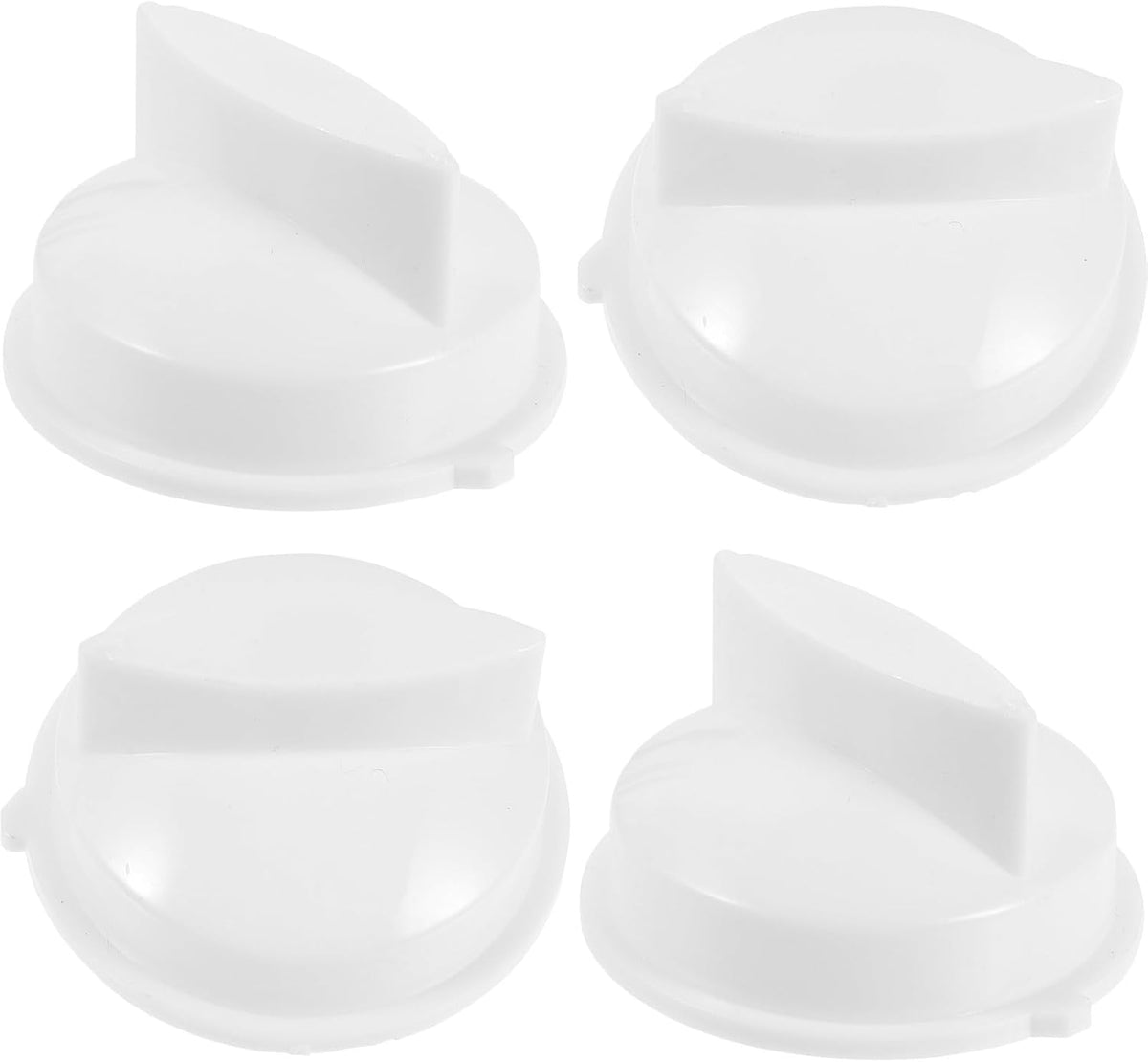 4pcs White Microwave Oven Replacement Knobs for Timing Control