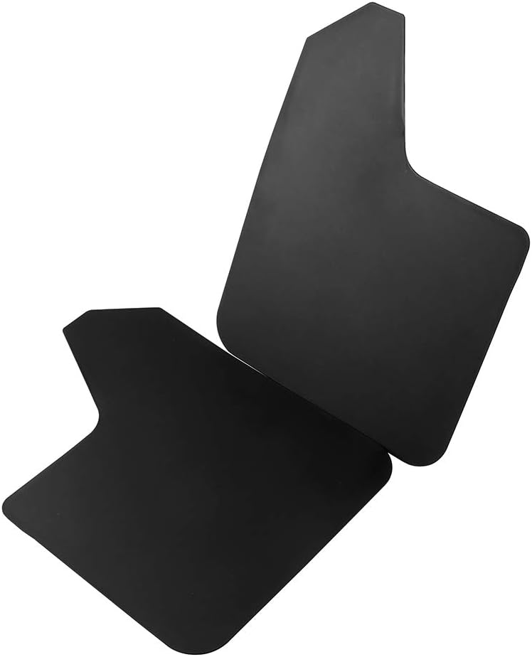 Universal Basic Mud Flaps Set Black Car Mudguard Splash Guards with Accessories for Trucks Cars SUVs Vans