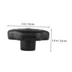 Pressure Cooker Lid Knob Replacement 17mm Plastic 4 Pack Black