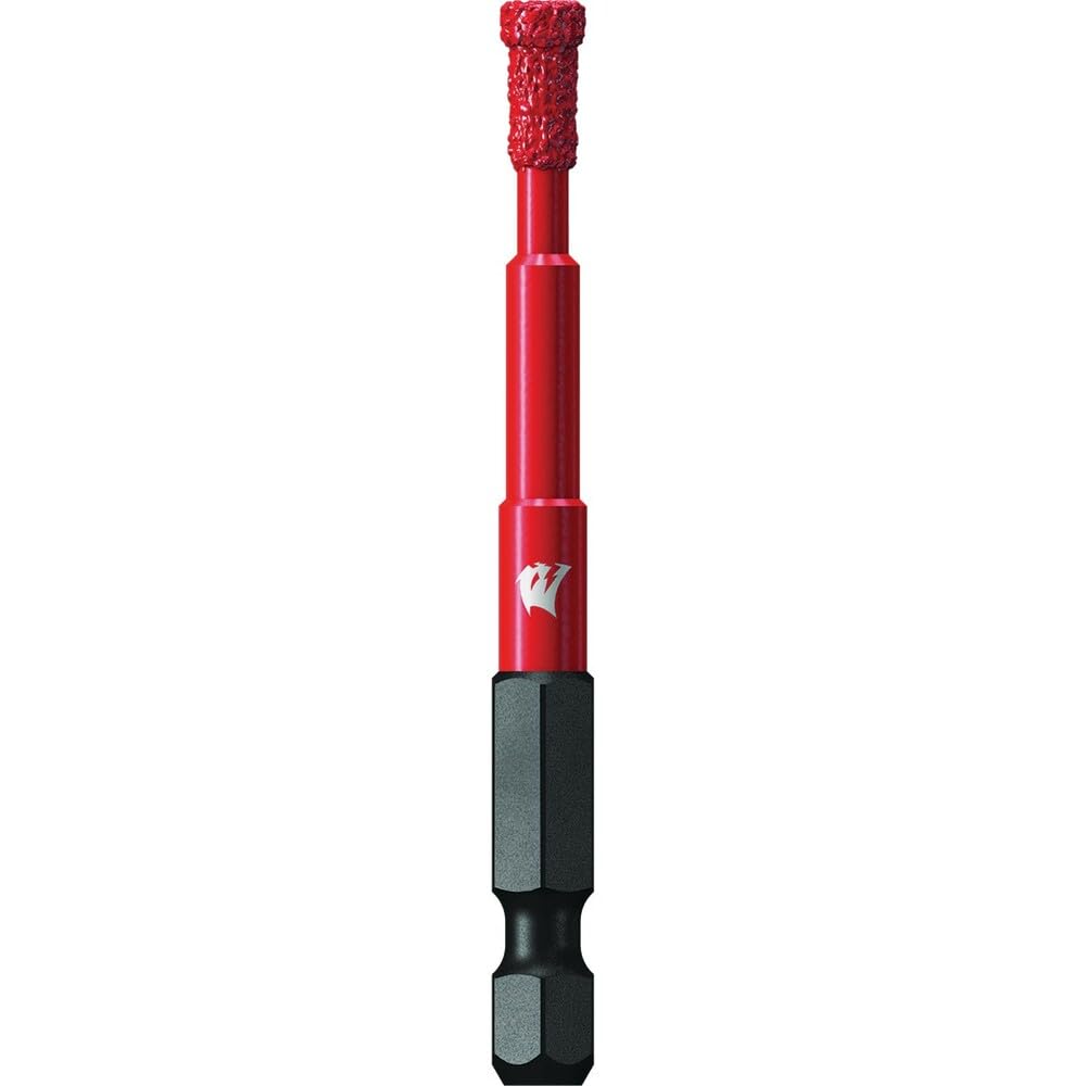 Diablo Diamond Grit Hole Saw - No Pilot Bit Needed - 3/16" Dia, 1/4" Hex