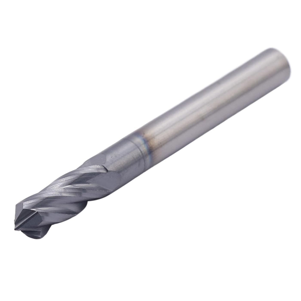 2Pcs 1/4" 4 Flute 90 Degree Solid Carbide Drill Mill - AlTiN Coated