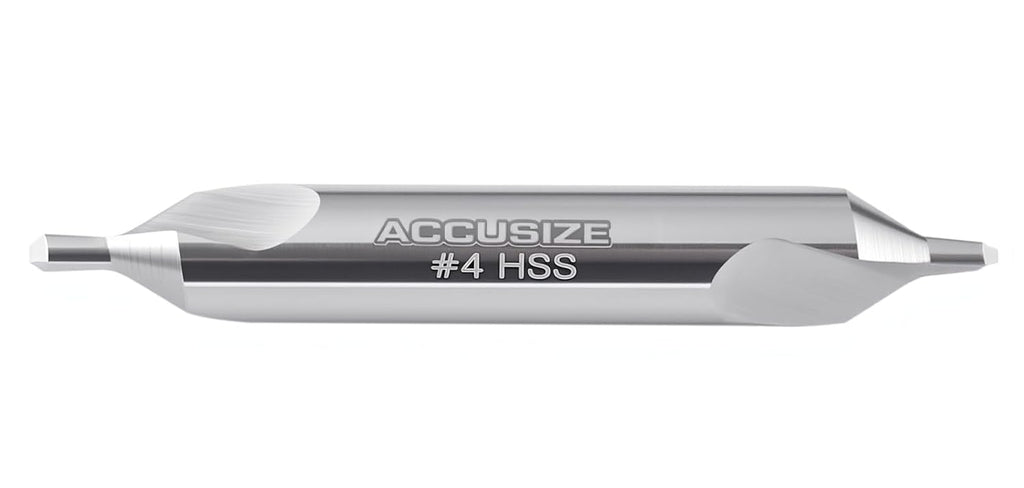 Accusize #4 HSS Center Drill, 0530-0400x10