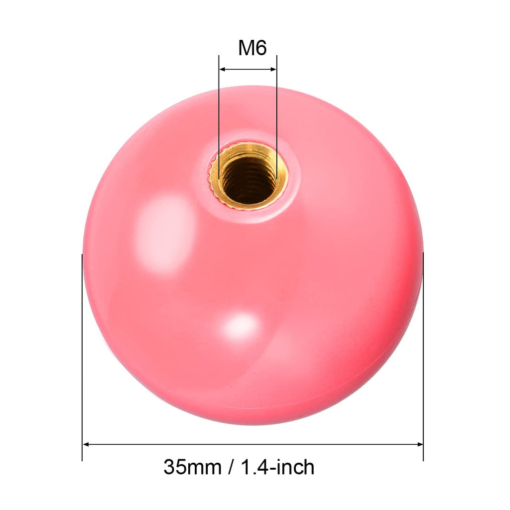 Joystick Ball Top Handle Rocker Round Head Arcade Game DIY Parts Replacement Pink