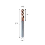 NZ 4 Flute 7/32" Square End Mill with TiSiN Coating