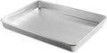 Prism 21x15 inch Extra Large Baking Pan, XL Capacity, Textured Natural Aluminum For Roasting Baking Broiling