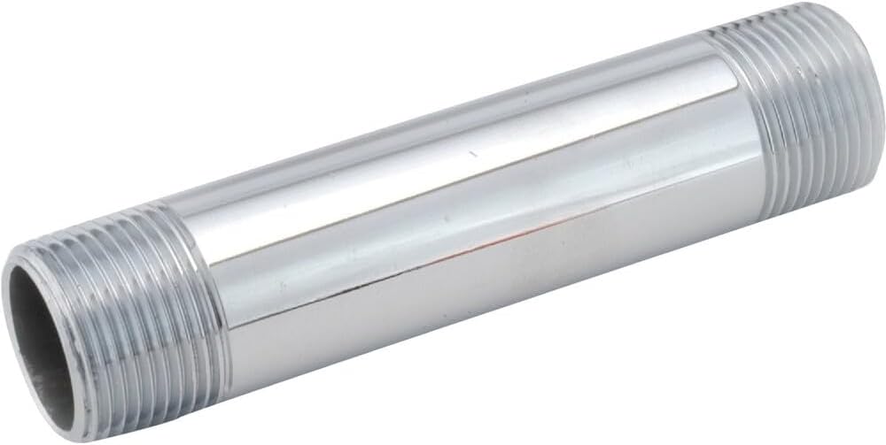 Watts LFACP-791 3/8-Inch by 4-Inch Chrome-plated Pipe Nipple
