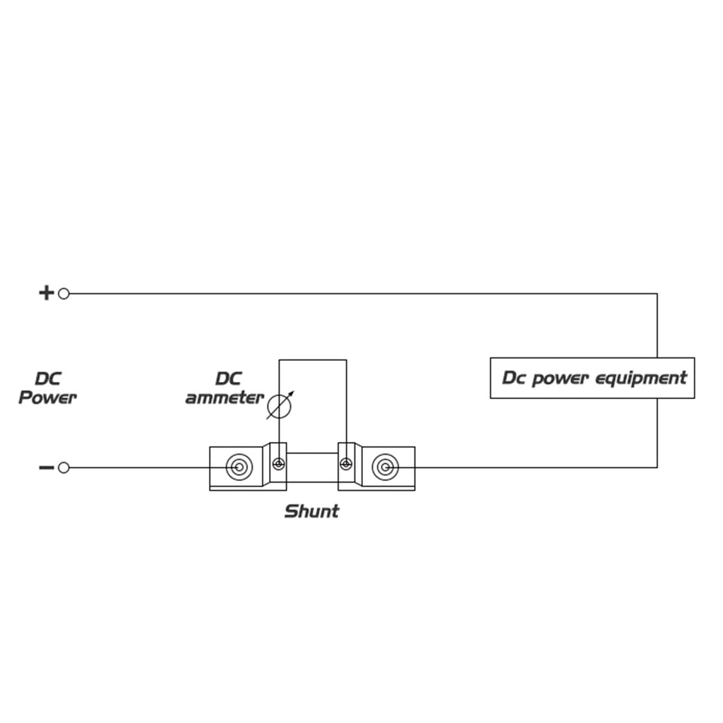 Fielect 500A 75mV DC Current Meter Shunt Resistor, FL-2