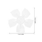 Refrigerator Condenser Fan Blade, Heavy Duty Freezer Motor Cooling Part