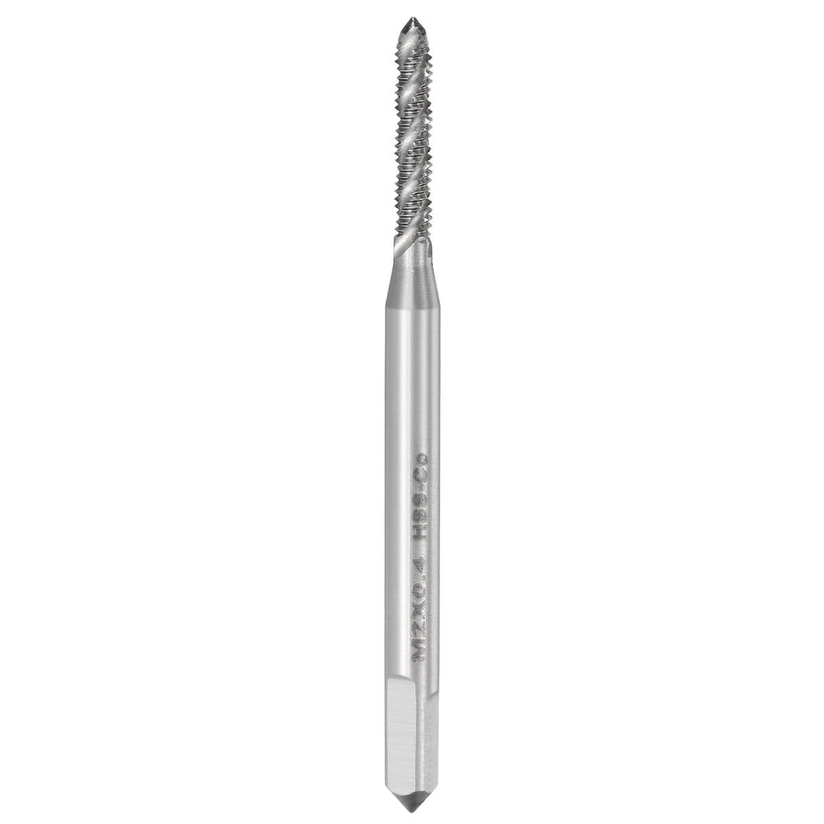 Spiral Flute Tap M2 x 0.4 High Speed Steel M35 Polished Finish