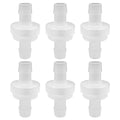 BesNPT 6PCS 5/16" One Way Inline Check Valve, Non Return Barb Hose Valve