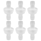 BesNPT 6PCS 5/16" One Way Inline Check Valve, Non Return Barb Hose Valve