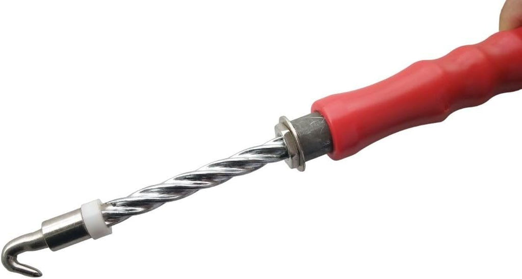 23-363 Heavy Duty Automatic Rebar Wire Twister Tool | Galvanized Steel |, Pull Tie Wire Twister with Ergonomic Rubber