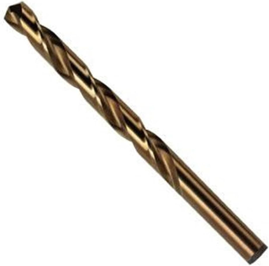 Irwin Tools 3016128 Single Cobalt Alloy Steel High-Speed Steel Drill Bit, 7/16" x 5-1/2"
