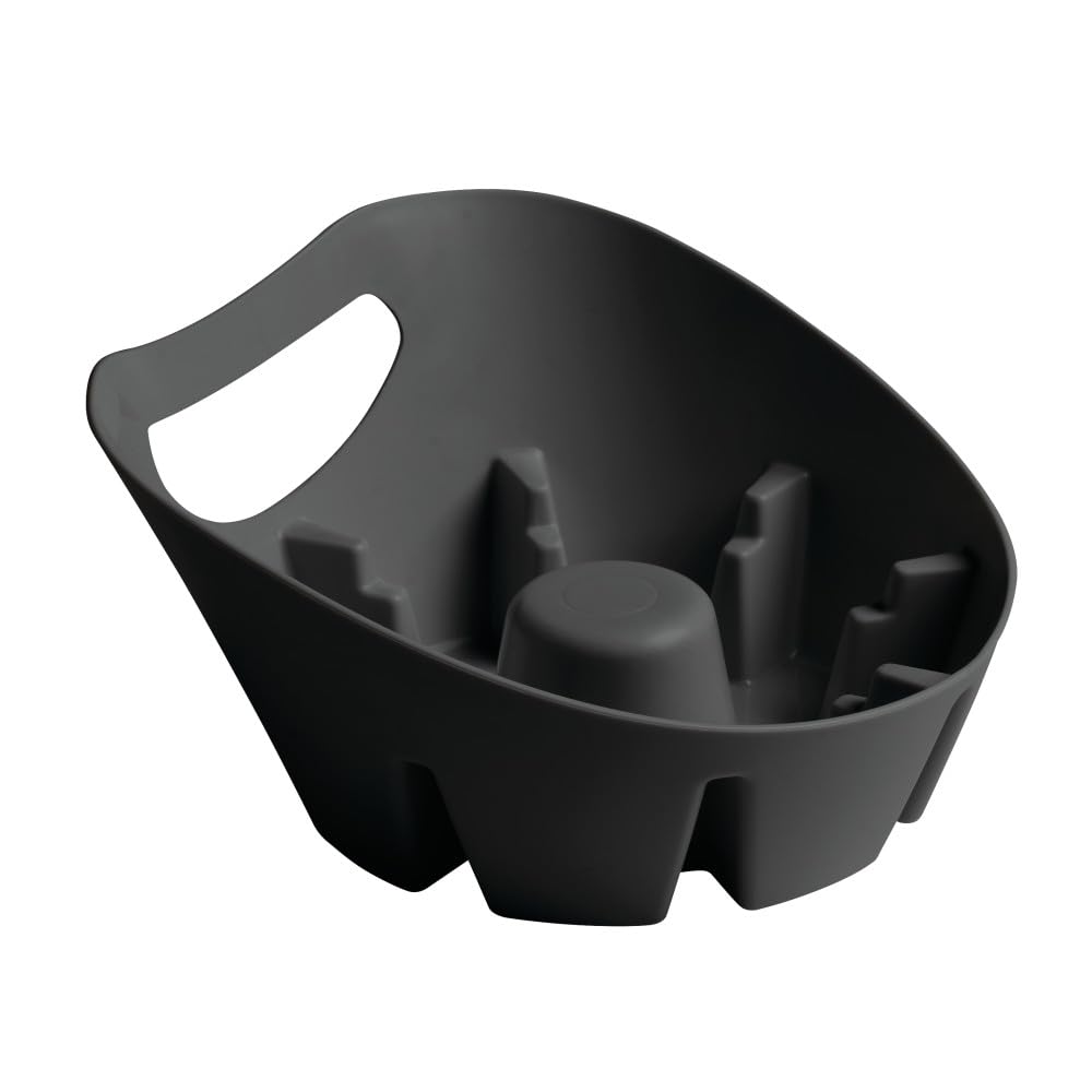 PlumbCraft MaxClean Plunger Tray, 7.5 in., Black, Universal Design