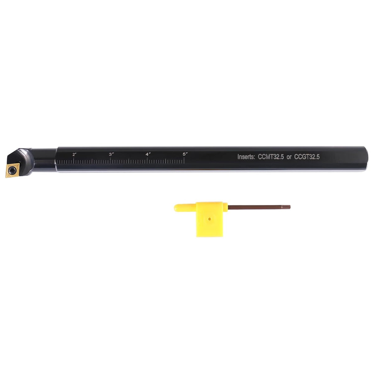 Accusize 3/4" x 10" SCLCR Indexable Boring Bar, CCMT32.5, P252-S407