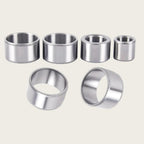 OKIYP 2pcs Steel Sleeve Bushing Bearing Inner Ring,Sleeve Bearings,ID 35mm，OD 40-50mm，Hight 20-35mm Hardware(35x46.2x31mm)
