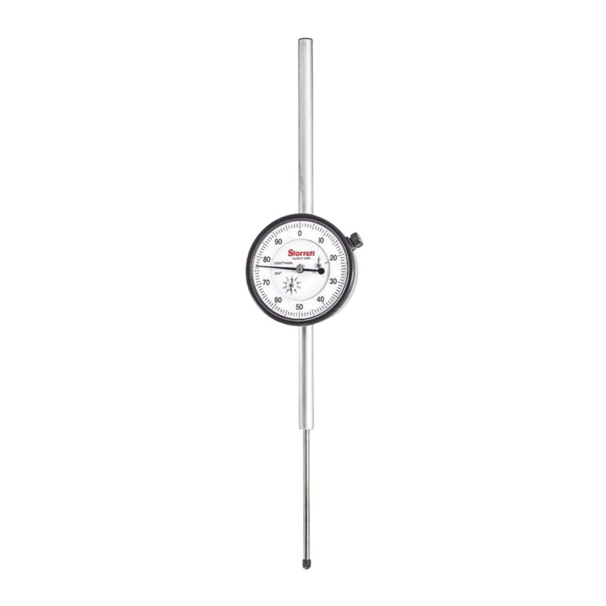 Starrett 655 Series Dial Indicator, 0-3.000" Range, .001" Graduation