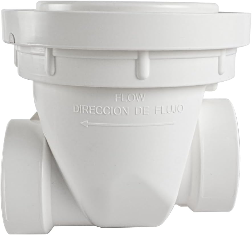HYDRO MASTER PVC Backwater Valve, (1-1/2 Inch)