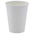 Disposable Compostable Paper Coffee Cups for Hot & Cold Beverages, Leak-Proof, 12 Ounces, White, 1000 Count