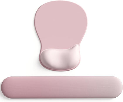 ErgoComfort Gel Wrist Rest Mouse Pad-Ergonomic Office Mousepad with Wrist Support-Non-Slip, Design Desk Accessories