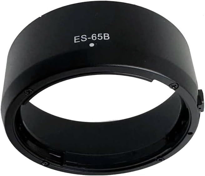 ES-65B Lens Hood for Canon EOS R8 R50 R100 w/RF 50mm F1.8 STM Lens | Camera Lens Hood for RF 50mm F1.8 Replace ES-65B
