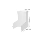 White Plastic Range Hood Lamp Shade Cover for Kitchen Ventilation