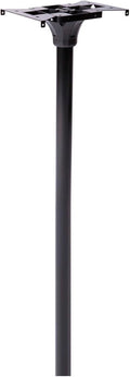 Coolidge Galvanized Steel Mailbox Post, Compatibility Code F, 7511B-10, Black | Heavy-duty post with