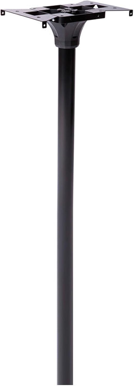 Coolidge Galvanized Steel Mailbox Post, Compatibility Code F, 7511B-10, Black | Heavy-duty post with